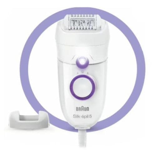 Épilateur Braun Silk Epil 5 Blanc & Violet (SE5 505P) Épilateur Braun Silk Epil 5 Blanc & Violet (SE5 505P)